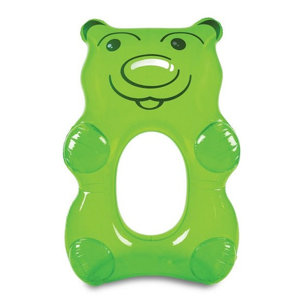 Giant Gummy Bear Pool Float (Green), Pool inflatables - The Happy Beach 