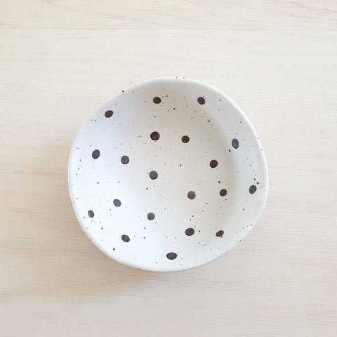Keiko Polka Dots Petite Bowl, Plate - The Happy Beach 