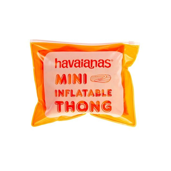 Havaianas Mini Inflatable Thong (Orange), Pool inflatables - The Happy Beach 