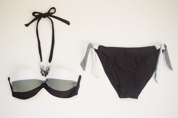 Ombre Black Bikini, Swimwear - The Happy Beach 