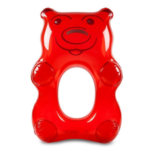 Giant Gummy Bear Pool Float (Red), Pool inflatables - The Happy Beach 