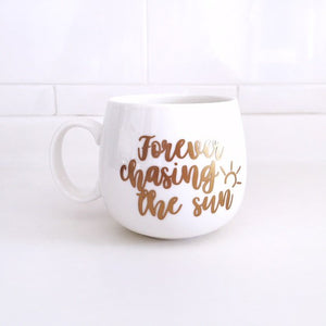 Forever Chasing The Sun Mug, Tablewares - The Happy Beach 
