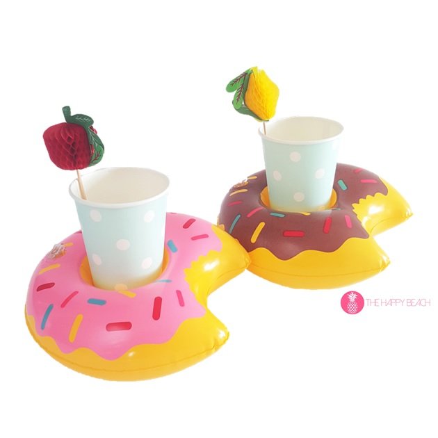 Donut Drink Holders, Pool inflatables - The Happy Beach 