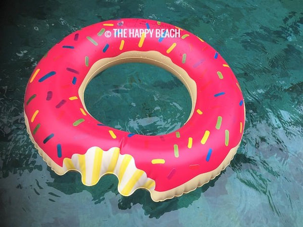 Strawberry Donut Float (Kids), Pool inflatables - The Happy Beach 