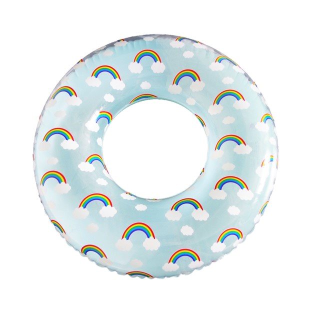 Rainbow Ring Float, Pool inflatables - The Happy Beach 