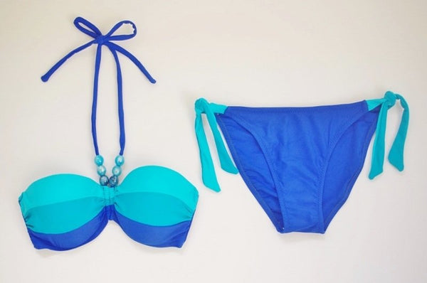 Ombre Blue Bikini, Swimwear - The Happy Beach 