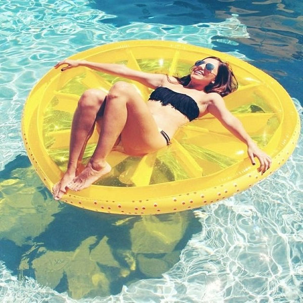 Lemon Slice Pool Float, Pool inflatables - The Happy Beach 