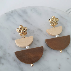 Livi Wood Earrings